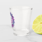 ピンクエレガントと紫のリース65th誕生日パーティー ショットグラス (右)