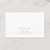 ピンクエレガントと金ゴールドの名刺デザイン 名刺 (裏面)