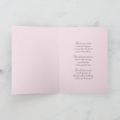 ピンクエレガントと金ゴールドの母の日 カード (内部)