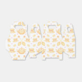 ピンクエレガントと金ゴールドの水の色の紅茶パーティー フェイバーボックス (折り畳みなし)