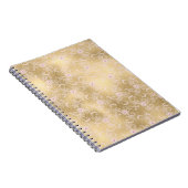 ピンクエレガントと金ゴールドフローラレース ノートブック (右側)