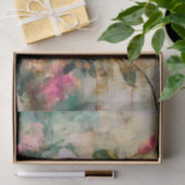 ピンクエレガントと金ゴールドフローラ 薄葉紙 (ギフト)