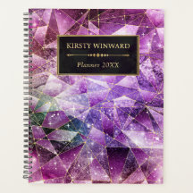 ピンクエレガントと金ゴールドミッドナイトクリスタル銀河系