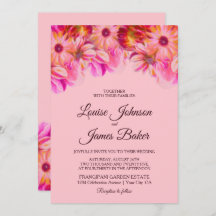 ピンクエレガントと黄色のフローラ結婚の