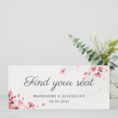 ピンクエレガントのさくらんぼの花があなたの席を見つける メニュー (スタンド正面)