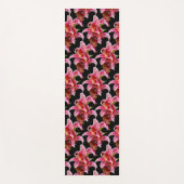 ピンクエレガントのオリエンタルユリ ヨガマット (正面)