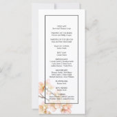 ピンクエレガントのオレンジ色のフローラはスクリプエレガントト (裏面)