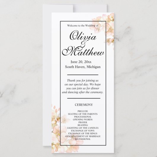 ピンクエレガントのオレンジ色のフローラはスクリプエレガントト (正面)