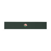 ピンクエレガントのカメリアオングリーン 招待状ベリーバンド (フラット)