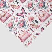 ピンクエレガントのガーリーファッションティッシュペーパー 薄葉紙 (詳細)