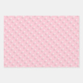 ピンクエレガントのクグラデーションリスマスツリー ラッピングペーパーシート (正面2)