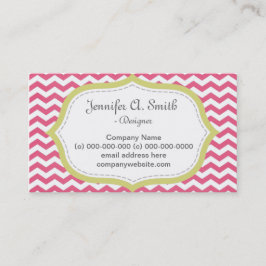 ピンクエレガントのシモダンボロン 名刺