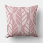 ピンクエレガントのスタイル化葉された クッション (裏面)