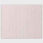 ピンクエレガントのストライプ ラッピングペーパー (フラット)