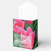 ピンクエレガントのチューリップ結婚ズ フェイバーボックス (オープン)