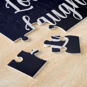 ピンクエレガントのバラが咲き誇るやる気を起こさせる花 ジグソーパズル (側面)