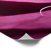 ピンクエレガントのバラの花の写真を追加ポスター名 ポスター (角)