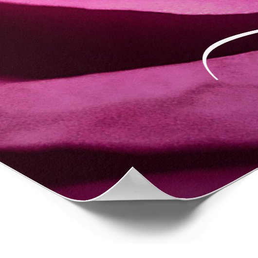 ピンクエレガントのバラの花の写真を追加ポスター名 ポスター (角)