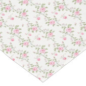 ピンクエレガントのバラの花模様 ショートテーブルランナー (コーナー)