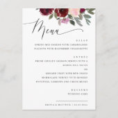 ピンクエレガントのバラの花。ガーデンフローラ結婚ズ メニュー (正面)