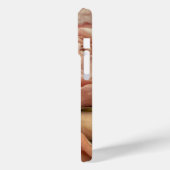 ピンクエレガントのバラは文字またはモノグラムを加える Case-Mate iPhoneケース (裏面 / 左)