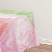 ピンクエレガントのバラ水彩花模様 | テーブルクロス (インサイチュ)