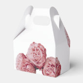 ピンクエレガントのバラ結婚ズ フェイバーボックス (裏面サイド)