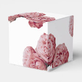 ピンクエレガントのバラ結婚ズ フェイバーボックス (裏面サイド)