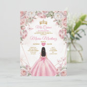 ピンクエレガントのバラ金ゴールドクラウンバタフライミンス 招待状 (スタンド正面)