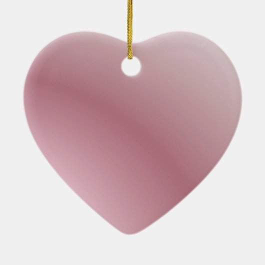 ピンクエレガントのパーソナライズされた初めてのクリスマス セラミックオーナメント (裏面)