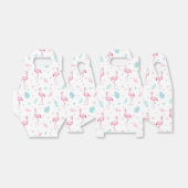 ピンクエレガントのフラミンゴ模様 フェイバーボックス (折り畳みなし)