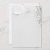 ピンクエレガントのフローラウォーター結婚カラー サンキューカード (裏面)