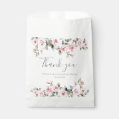 ピンクエレガントのフローラウォーター結婚カラー フェイバーバッグ (正面)