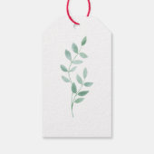 ピンクエレガントのフローラギフトラベル ギフトタグ (裏面)