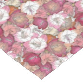 ピンクエレガントのフローラ水の色の四角形 テーブルクロス (アングル)