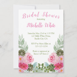 ピンクエレガントのフローラ水色