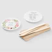 ピンクエレガントのフローラ結婚リースのハンドファン ハンドファン (組立なし)