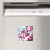 ピンクエレガントのフローラ花さくらんぼ マグネット (インサイチュ (食洗機))