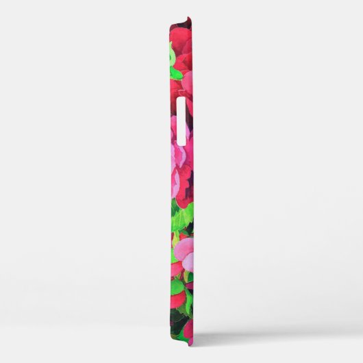 ピンクエレガントのフローラ花アクリルのアートワーク | Case-Mate iPhoneケース (裏面 / 右)