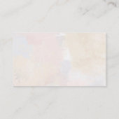 ピンクエレガントのフローラ表示シャワー エンクロージャーカード (裏面)