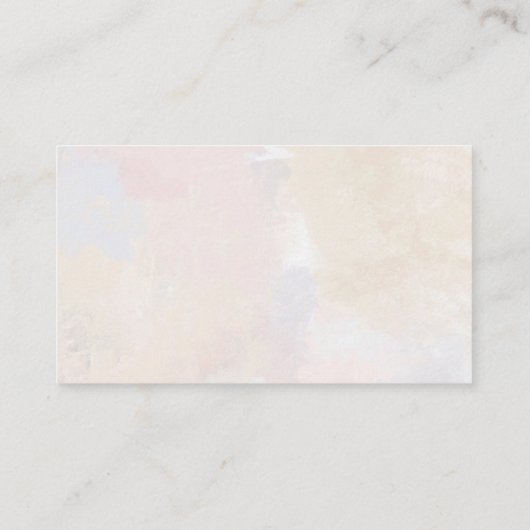 ピンクエレガントのフローラ表示シャワー エンクロージャーカード (裏面)