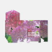 ピンクエレガントのボホ花模様花アジサイ フェイバーボックス (折り畳みなし)