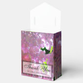 ピンクエレガントのボホ花模様花アジサイ フェイバーボックス (オープン)