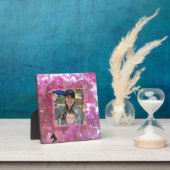 ピンクエレガントのボホ花模様花アジサイ フォトプラーク (インサイチュ)