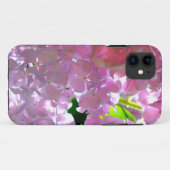 ピンクエレガントのボホ花模様花アジサイ Case-Mate iPhoneケース (裏面(横))