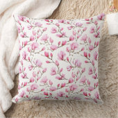 ピンクエレガントのマグノリア クッション (ブランケット)