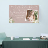 ピンクエレガントの写真フローラ卒業 横断幕 (トレードショー)
