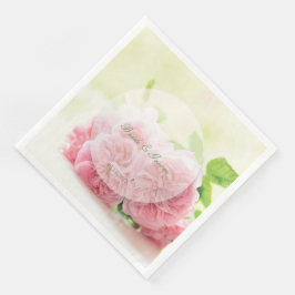 ピンクエレガントの夏バラ結婚ズ