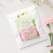 ピンクエレガントの夏バラ結婚ズ フェイバーバッグ (封をした状態)