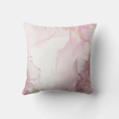 ピンクエレガントの大理石金ゴールド静脈パターン クッション (裏面)